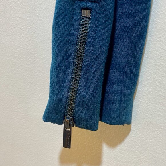 BCBGMaxAzria Fern Green Zip-Front Moto Jacket - Size XXS - Picture 10 of 16